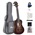 Produktbild: Ukulele Konzert 23 Zoll Braun, Ukulele Anfänger Set für Erwachsene Kinder, Ei...