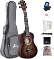 Produktbild: Winzz Ukulele Konzert 23 Zoll Braun Ukulele Anfänger Set für Erwachsene & Kinder
