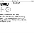 Produktbild: 500er PACK(Stk) SPAX 089013806500000000 Kappe R 89013 Kopfbohrung rehbraun Kunst