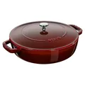 Produktbild: STAUB France Bräter CHISTERA 28 cm 3,7 Liter Gusseisen rund grenadinerot
