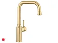 Produktbild: Hochdruckarmatur Blanco Livia-S Satin Gold - 526687 HD Wasserhahn Küchenarmatur