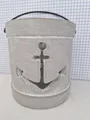 Produktbild: Windlicht Maritim Anker Beton mit Henkel 13,5 x Ø14,5cm