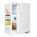 Produktbild: Exquisit Unterbau-Kühlschrank, EEK: E, 82 Liter, 4-Sterne-Gefrierfach, 2 Glasablagen, Gemüseschublade, Türanschlag wechselbar, UKS115-3-081E weiss