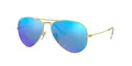 Produktbild: Ray Ban Unisex Sonnenbrille Aviator, Gr. Large (Herstellergröße: 58), Gold (gold 112/4L)