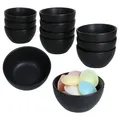 Produktbild: 12x London Lampart Nero Kattegat Snack- & Dip-Schälchen 150ml Ø10cm schwarz Bowl