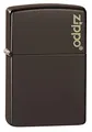 Produktbild: Zippo Sturmfeuerzeug - Logo, Brown, Color Image - Nachfüllbar - Wiederverwendbar - Windfestes Design - Geschenkbox - Made in USA