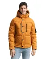 Produktbild: TOM TAILOR Herren 1046971 Pufferjacke mit Abnehmbarer Kapuze, 10821-Peanut Butter Brown, XL