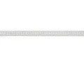 Produktbild: Bordüre 2813-19 Only Borders 9 selbstklebend Meander silber weiß 5 m x 4,4 cm