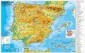 Produktbild: Spanien und Portugal physisch Wandkarte - Poster / Heinrich Stiefel, Wandkarte - Poster