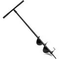 Produktbild: Wiltec Hand Erdlochbohrer 118cm für Ø150mm Löcher, Pfahlbohrer für Schächte und Fundamente, Handerdbohrer mit Quergriff
