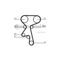 Produktbild: CONTITECH STD 1352 8000M 20 Timing Belt CT873