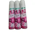 Produktbild: (30,83€/L) 3x 200ml batiste Trockenshampoo floral & flirty BLUSH frisches Haar