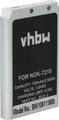 Produktbild: vhbw Akku kompatibel mit Nokia 6610(i), 7210, 7250, 6610i, 6220, 7250i, 3200, 2100, 3300 Handy Smartphone Telefon (700 mAh, 3,7 V, Li-Ion)