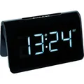 Produktbild: TFA 60254302 - Funk-Wecker, schwarz, weiße LED Anzeige