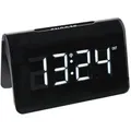 Produktbild: TFA Dostmann Wecker TFA Dostmann 60.2543.02 Funk Wecker Schwarz Alarmzeiten 1 Großes Disp