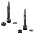 Produktbild: Schwalbe Tubelessventile aus Aluminium schwarz eloxiert Sclaverand 40mm 2er Set