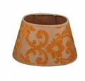 Produktbild: Dirk Davids Leuchten GmbH Lampenschirm Lampenschirm Oval Yaris Ocker Beige für Tischleuchte 25-15-16cm