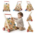 Produktbild: Sun Baby Babywalker SUN BABY Holz-Lauflernwagen 2in1 XXL Aktivtafel Sortierer