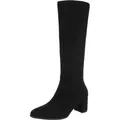Produktbild: Ital-Design Damen Stiefel Wildlederoptik Klassische Stiefel 90152998 Schwarz Gr. 38 - Schwarz - 38
