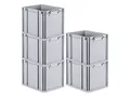 Produktbild: PROREGAL SuperSparSet 5x Eurobox NextGen Economy | Griffe geschlossen |HxBxT 32x30x40cm | 30 Liter | Eurobehälter, Transportbox, Transportbehälter, Stapelbehälter
