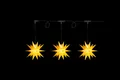 Produktbild: STERNTALER LED-Lichterkette DT8830, Sternenkette Weihnachtsstern Kette 3 Sterne 18 Zacker Gelb 1