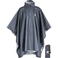 Produktbild: ANYOO Unisex Regenponcho für Erwachsene  Poncho in Grau mit Kapuze