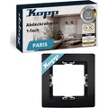 Produktbild: Kopp Rahmen Abdeckung Paris Schwarz (matt) 308450066 (308450066)