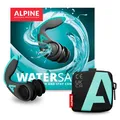 Produktbild: Alpine WaterSafe Pro – Surf- und Schwimmstöpsel für Erwachsene, Wasserdichte Ohrstöpsel für Wassersport, Komfortabel und Wiederverwendbar, Sicherer Sitz mit Spitzen in M und L, 1 Paar