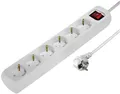Produktbild: Hama Steckdosen/Verlängerungen/Adapter Steckdosenl. 6fach+Schalter+Sich.