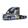 Produktbild: 2018 Cascadia Truck Traktor Grau Metallic mit Streifen 1/43 Druckguss Modell von IXO Models TR21122