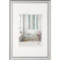 Produktbild: walther-design Bilderrahmen Trendstyle KP130S, A4, 21 x 29,7 cm, Echtglas, Kunststoffrahmen, silber