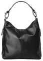 Produktbild: Samantha Look Handtasche Echt Leder Damen 017580 Made in Italy, elegante Schultertasche, Umhängetasche aus Leder