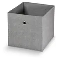 Produktbild: Faltbare Aufbewahrungsbox Grau 32x32x32 cm Faltbox Faltkiste Organizer Box Kiste