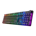 Produktbild: Trust GXT 868 Torix Mechanische Tastatur Kabellos Deutsches QWERTZ Layout, RGB Wiederaufladbare Gaming Tastatur 2.4 GHz 100H Akkulaufzeit, Huano-Switches Flache Tasten, Programmierbar, PC Laptop