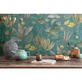 Produktbild: As Creation - A.s Creation Famous Garden 393483 Vliestapete Blumenoptik 10.05 X 0.53 M Türkis Wohnzimmer Schlafzimmer Büro Naturoptik