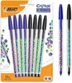 Produktbild: BIC Cristal Collection Kugelschreiber Blau Schwarz 8St Set