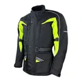 Produktbild: ROLEFF Motorradjacke RO10005 – Schwarz/Neongelb – Wasserdicht, Atmungsaktiv, Sicherheitsprotektoren – Größe S–7XL – Ideal für Touring & Alltag