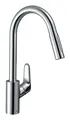 Produktbild: Hansgrohe Focus M41 Einhebel-Küchenmischer 240 2jet mit Ausziehbrause - Chrom - 31815000