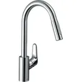 Produktbild: Focus M41 - Spültisch Einhebelmischer 240 mit ausziehbarer Geschirrbrause, verchromt 31815000 - Hansgrohe