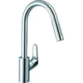 Produktbild: hansgrohe Focus M41 Einhebel-Küchenmischer 240, Ausziehbrause, 2jet, 31815000, Farbe: Chrom