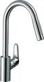 Produktbild: HANSGROHE 31815000 Einhebel-Spültischmischer FOCUS chrom 2jet Ausziehbrause