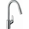 Produktbild: hansgrohe Focus Küchenarmatur 31815000 chrom, schwenkbarer Auslauf,