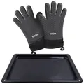 Produktbild: Backblech wie Zanussi 353193923/3 mit 2 Silikonhandschuhe für Backofen