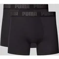 Produktbild: PUMA Trunks mit Label-Detail im 2er-Pack in Black, Größe XL