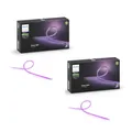 Produktbild: Philips Hue Lightstrip Outdoor 5m White & Col. Amb. 1600lm BT, 2er Pack