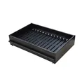 Produktbild: MF - Grillrost mit Schublade zum Auffangen von Asche - Metallregal 50 x 33 x 11 cm