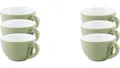 Produktbild: APS Tasse 6er Set Kaffeetassen -SNUG-, 6-tlg., Porzellan, für Heißgetränke aller Art geeignet