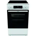 Produktbild: Gorenje GEC5C41WG Elektro-Standherd - B 50 cm, A, Umluft, 70 L, Timer, Pizza 275 C, Schnellaufheizung, GentleClose, aufgesetzte Knebel 740578