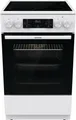 Produktbild: Gorenje GEC5C41WG Elektro-Standherd, 50cm breit, 70L, Glaskeramik, Pizza-Funkion, AquaClean, Auftaufunktion, weiß