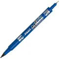 Produktbild: Pilot Permanentmarker Twin, 4045703, 2 Spitzen 0,4 mm und 0,8 mm, blau
